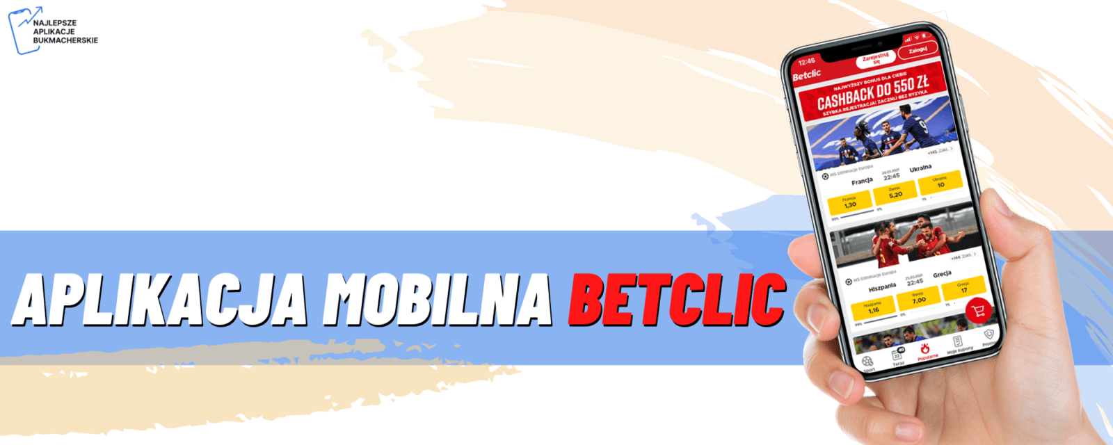 Aplikacja mobilna legalnego bukmachera Betclic
