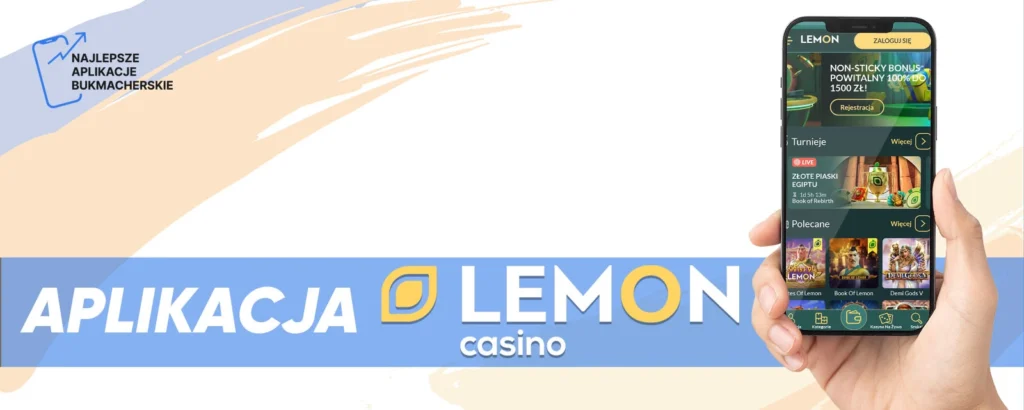 Aplikacja mobilna legalnego bukmachera Lemon Casino