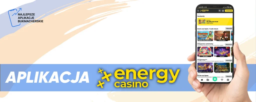 Aplikacja mobilna legalnego bukmachera Energy Casino
