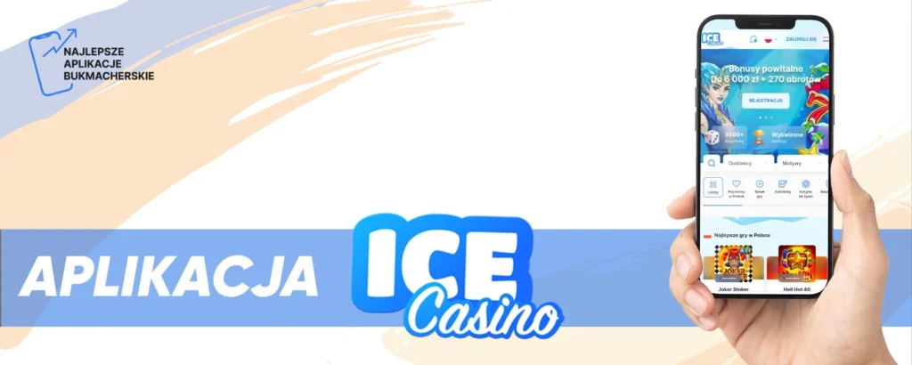 Aplikacja mobilna legalnego bukmachera Ice Casino