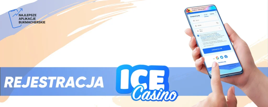 Rejestracja w aplikacji mobilnej Ice Casino