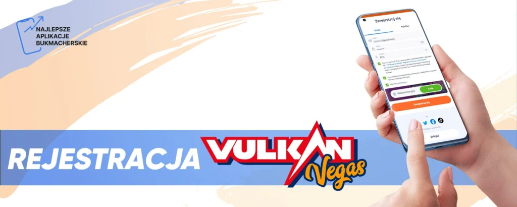 Rejestracja w aplikacji mobilnej Vulkan Vegas Casino